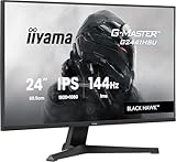 iiyama G-Master G2441HSU-B1 24 inch 144Hz HD Gaming Display, 1ms (MPRT) IPS LCD with Adaptive Sync, 1920 x 1080, HDMI/DP