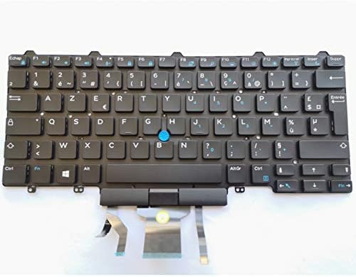 Clavier AZERTY Français Pour Dell Latitude 14 5000 - Modèles 5480 / 5488 - Neuf Sous Emballage