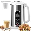 Nut Milk Maker Machine 1200ml,8 in 1 Multifunctional Plant Based Milk Maker, Automatic Soy Milk Maker Machine for Homemade Almond, Oat, Soy Milks etc, with Delay Start and Auto Clean