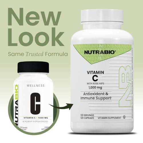 NutraBio Vitamin C with Rose Hips