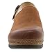 Dansko Women's Merrin Sling-Back Mule Clog-Dual Density Cork/EVA Midsole and Lightweight Rubber Outsole Provide a Comfortable Ride on Patented Stapled Construction Tan 9.5-10 M US