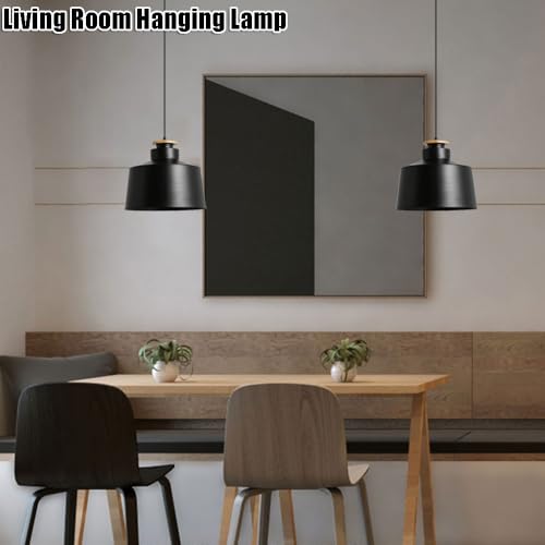 Lustre tête unique E27 suspension métal pour balcon et bar - 2