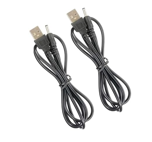 5A AC 3.5mm Male Plug Power Supply USB Cable Charger Pin for Rechargeable accessories (Pack of 2)-image-8