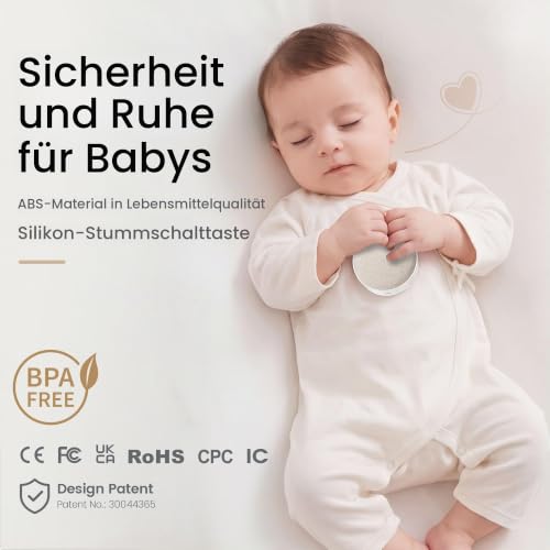 Rauschen White Noise Machine Baby CrySense mit 35 Nicht Wiederholenden – Ansicht 6