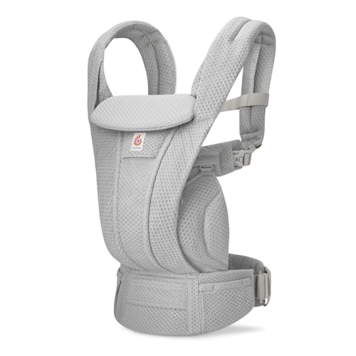 Ergobaby(�G���S�x�r�[) OMNI Deluxe Mesh �I���j�f���b�N�X �p�[���O���[ �������R �ۏؕt�� ���{���K�i �V���� SoftFlex���b�V�� �ʋC�� ���K�� �������Ђ� �x�r�[�L�����A �Ԃ���� CREGBCODMPRLGRY