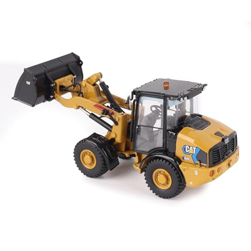 Diecast Masters 85772 - Cat 906 Electric Compact Radlader, Maßstab 1:50, ab 14 Jahren, in Blechdose, für Sammler geeignet