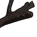 Ogrmar 2 Pcs Decorative Branch Cast Iron Wall Hooks/Hanger/Heavy Duty Home Storage Rack (Brown)