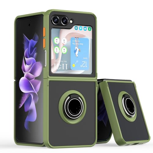 Coque anti-chute Samsung Z Flip 3 antichoc magnétique avec anneau