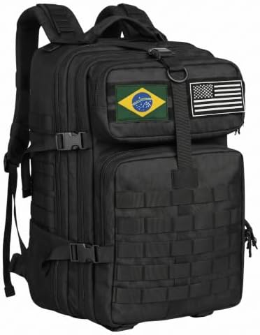 Mochila Tática Militar 50L Sistema MOLLE, Compartimento para Note...