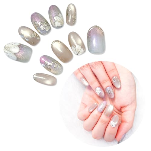 SoraraBeauty ネイルチップ 100%ハンドメイド 貼るだけネイル ジェルネイル ネイルシール セルフネイル ネイルステッカー おうちネイル ネイルデザイン セルフネイル SPシリーズ (SP9, S)（Amazon）