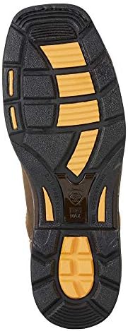 Ariat Mens WorkHog Wide Square Toe Waterproof 400g Composite Toe Work Boot Rye Brown/Coffee 13 | Image 3