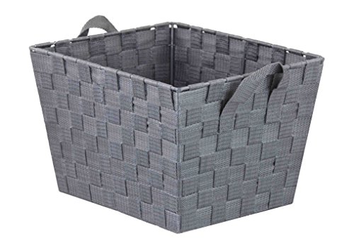 Panier de rangement non tissé contre le manque de place : rangez votre linge en taille M gris