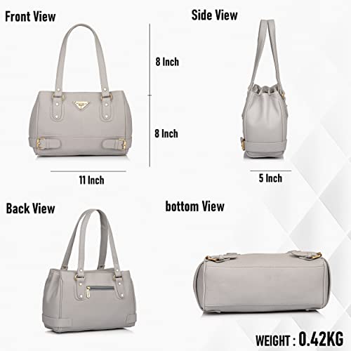 Fostelo Women's Vegan Leather Nightingale Handbags Shoulder Hobo Bag Ladies Purse (Large) - Image 3