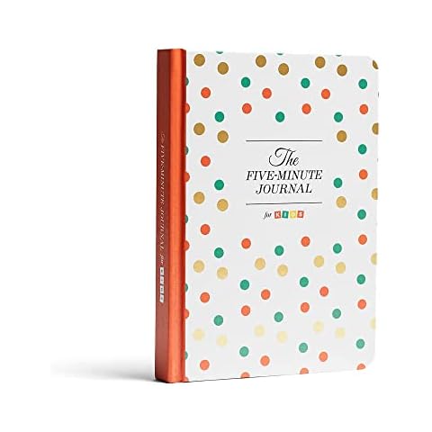 The Five Minute Journal, Illustrated Journal for Kids, Daily Gratitude, Happiness and Reflection Journal, Manifestation Journal for 5-12 Years Old, Undated Daily Journal - Intelligent Change Cover