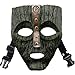 Charmgle Máscara de resina Loki de lujo de Jim Carrey The Mask para Halloween, disfraz de máscaras, disfraz de película, decoración del hogar, colección para adultos, color verde oscuro