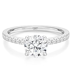 Sterling Silver-Moissanite--Silver
