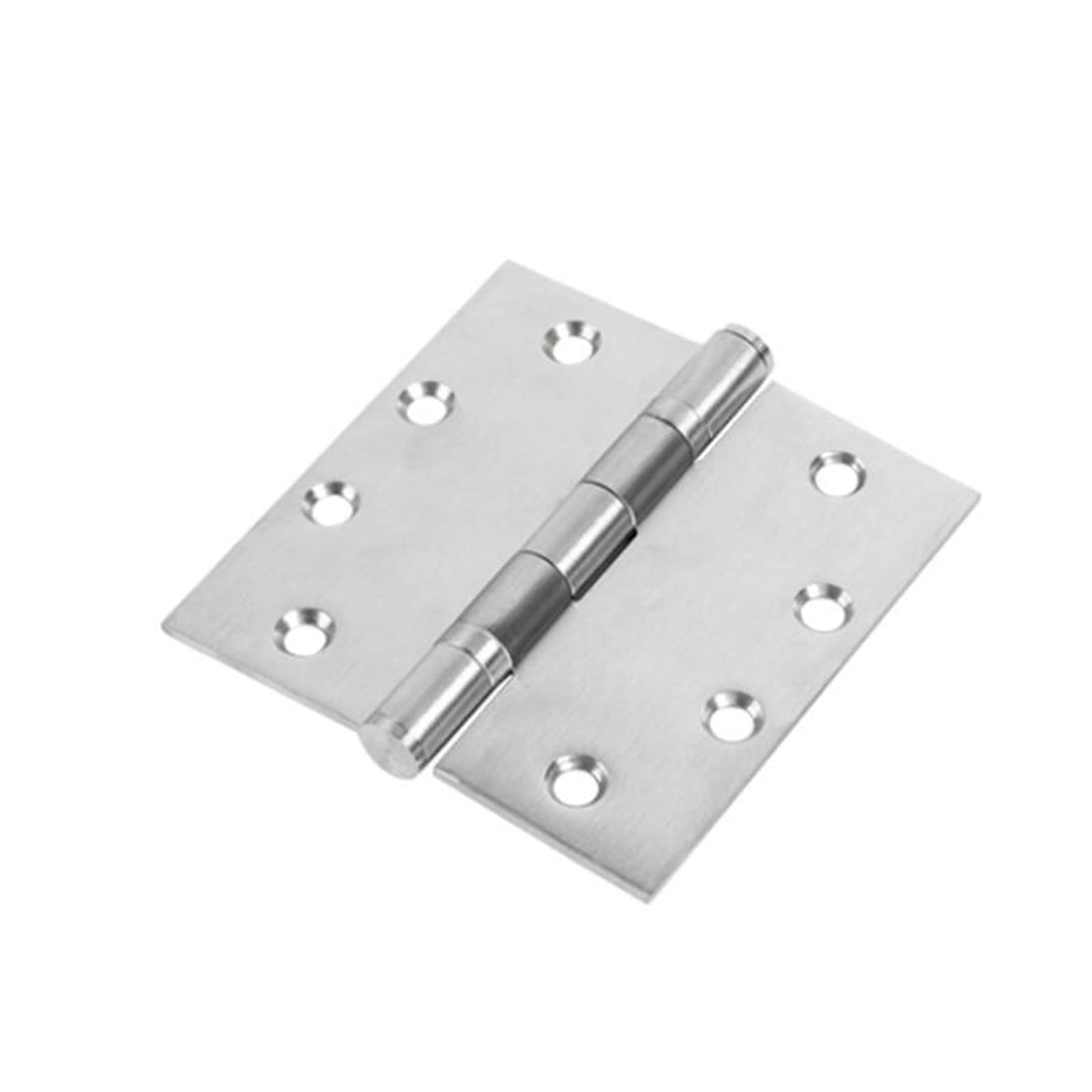 Hinge,115mm Ball Bearing Stainless Steel Folding Butt Hinges for Home Furniture Hardware Door - 4Pack
