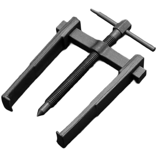 Extractor de rodamientos de engranajes de doble mandíbula, herramienta de autoajuste de acero al carbono con mecanismo de mandíbula deslizante para reparación segura de automóviles y maquinaria