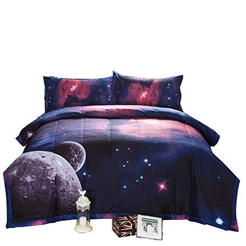 A Nice Night Galaxy Comforter 3D Printing Never Fade Quilt Outer Space...
