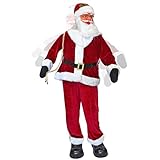 YardGrow 6FT Life Size Santa Claus Christmas Animated Singing & Dancing Santa Xmas Decoration