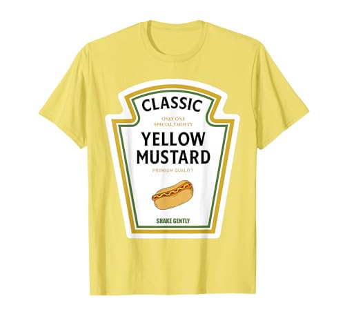 Mustard 2026 Halloween Ketchup Mayo Matching Costume Family T-Shirt