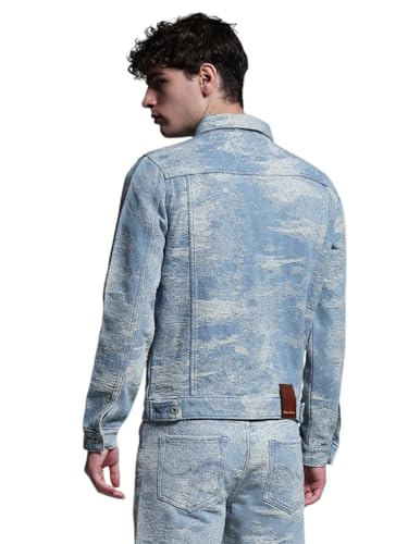 Image of JACK & JONES Men's Cotton Blend Standard Length A-Line Coat
