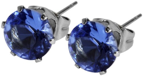 Preisvergleich Produktbild Akzent Damen-Ohrstecker Edelstahl - 20 Stück 7 mm 004200000027