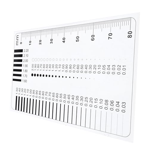 OSOLADY Versatile Surface Defect Measurement Tool Precision Ruler for Crack Scratch Spot Detection