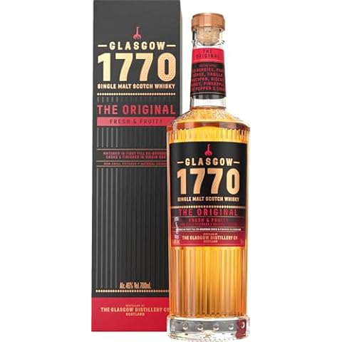 Glasgow 1770 Original Single Malt Whisky Cover