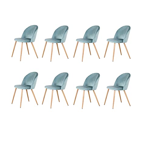 Egoonm Juego De 8 Sillas De Comedor De Terciopelo, Cojines De Terciopelo Suave Asiento, Sillas De Cocina Para Comedor Y Sala De Estar Verde Egoonm Juego De 8 Sillas De Comedor De Terciopelo, Cojines De Terciopelo Suave Asiento, Sillas De Cocina Para Comedor Y Sala De Estar Verde