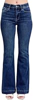 Judy Blue High-Waisted Trouser Flare Jeans – Tailored, Stretchy, and Timelessly Stylish Denim - 82637