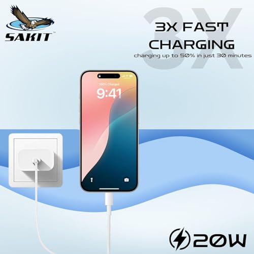 Image of RAVIAD USB Type C to Lightning Cable-27W [MFi Certified] Fast Charger Cable Power Charging Cord Compatible with 14 /14 Plus /14 Pro /14 Pro Max /13 /12 /11 /X /8 /7 /6 /iPad Series,3ft, White by Sakit