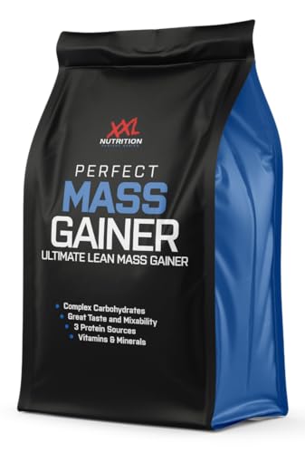 XXL Nutrition - Perfect Mass Gainer - Weight Gainer für Muskelmasse & Muskelaufbau - Kein Zugesetzter Zucker - 5000 Gramm - Banane XXL Nutrition - Perfect Mass Gainer - Weight Gainer für Muskelmasse & Muskelaufbau - Kein Zugesetzter Zucker - 5000 Gramm - Banane