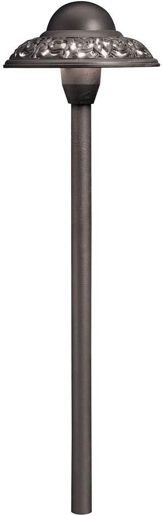 Kichler 15457AZT Path & Spread 1-Light 12V, Textured Architectural Bronze
