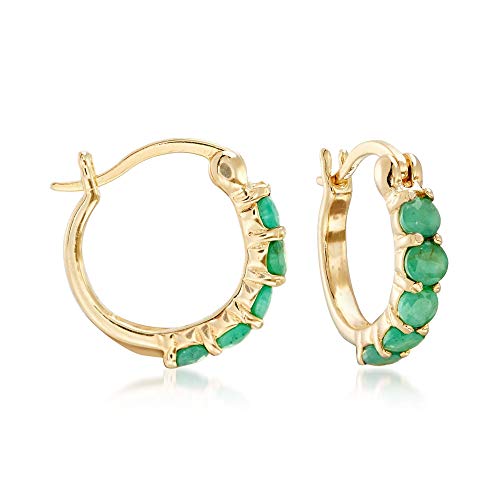 Ross-Simons Three Pair Gemstone Sterling Silver Huggie Hoop Earrings #TOP6