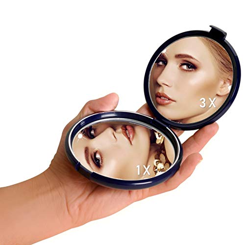 BONJOUR PARIS Coat Me Dual Magnifying Compact Mirror (CM-76)
