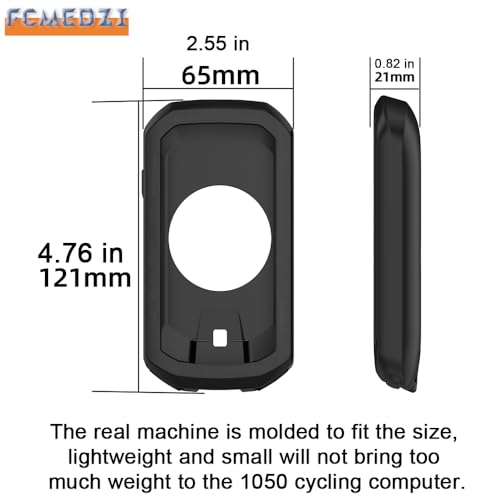 FCMEDZI Compatible for Garmin Edge 1050 Case,Soft Silicone Shock-Proof Protector Shell Replacement Protective Case (Silicone Blue) by FCMEDZI - Used condition - Image 4