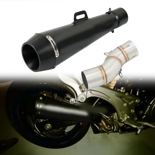 Tubo de enlace medio y escape para Suzuki Gladius 650 en rutas de curvas