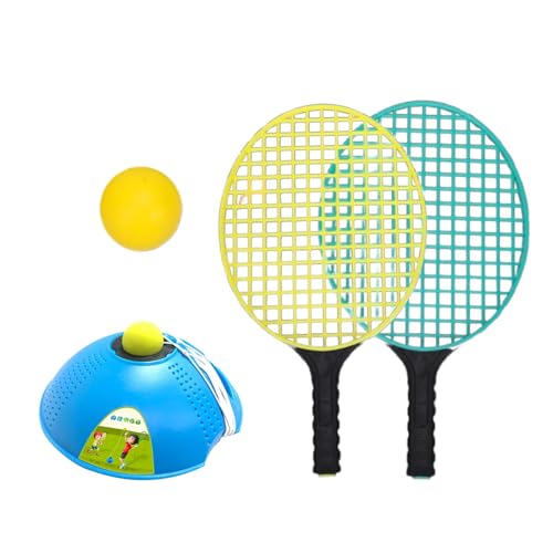 Juego de entrenamiento de tenis, herramienta de entrenamiento de práctica de tenis, reboteador de práctica de tenis, equipo portátil de entrenamiento de tenis, ayuda de entrenamiento estable con bolsa