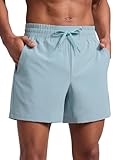 CRZ YOGA Herren Sports Shorts Schnelltrocknend Fitness Kurz Hose Laufshorts mit Taschen...