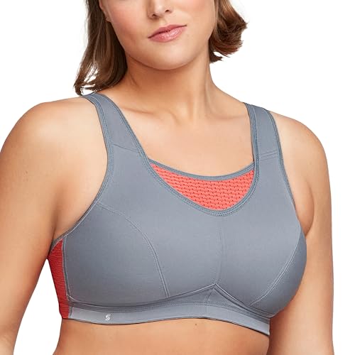 Glamorise Women's Elite Performance No-Bounce Cami Wirefree Sports Bra #1067