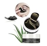 PODER DEL CAVIAR: Las almohadillas de extracto de caviar activo para los ojos, tienen la capacidad de reducir hinchazón, expulsar toxinas dañinas e hidratar significativamente tu piel, aumentando la circulación sanguínea, reduciendo arrugas y ojeras.