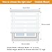 Persilux Cordless Zebra Blinds for Windows, Roller Shades for Windows (51