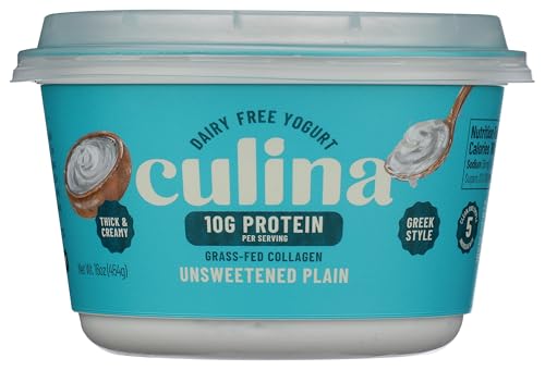 CULINA Unsweetened Plain Coconut Protein Yogurt, 16 OZ