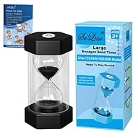 Tinweety Plastic Hourglass Timer,Sand Timer 6 Colors Hourglass Timer - View #11
