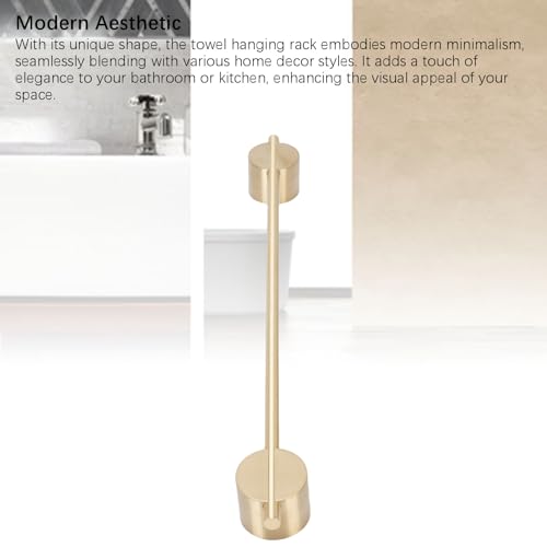 Porte-serviettes mural moderne gain de place maison hôtel 60cm - 5
