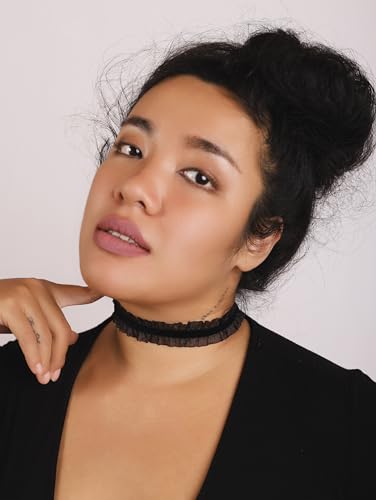 Sacina Gothic Lace Victorian Choker, White Black Choker for Women, Goth Necklace, Vintage Necklace, Christmas Jewelry Gift For Women2