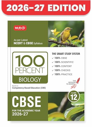 Image of MTG 100 Percent NCERT & CBSE Biology Class 12 For 2026-27 Exam | As Per Revised NCERT Textbooks Syllabus | Theory, Concept Map, MCQs, Practice Paper & Exam Drill Available All in One Book