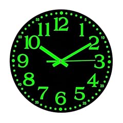 Gad Edgen Wall Clock 12 inch Battery Operated Silent Wall Clocks Non Ticking Glow in The Dark item photo Gad Edgen Wall Clock 12 inch Battery Operated Silent Wall Clocks Non Ticking Glow in The Dark item