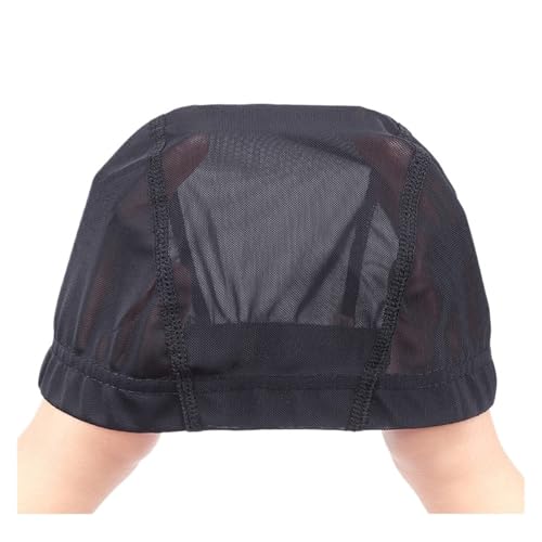 Bonnet de perruque en Spandex noir M lot de 2 filet cheveux extensible pour tissage